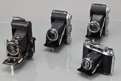 Lot 437 - Four Ensign Folding Cameras