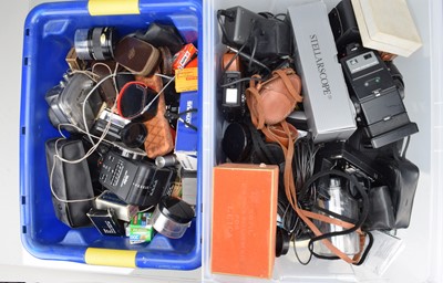 Lot 445 - Two Boxes of Camera Related Items