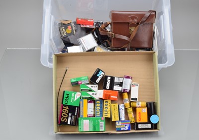 Lot 457 - Out of Date Film Stock and Camera Related Accessories