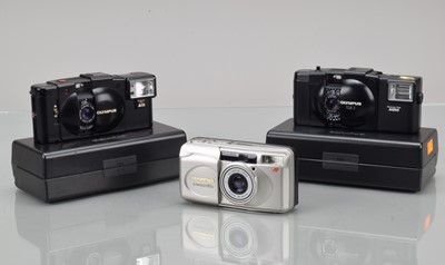 Lot 463 - Three Olympus Compact Cameras