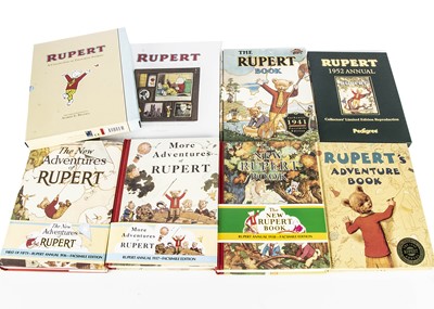 Lot 87 - Recent facsimile editions of Rupert the Bear Annuals