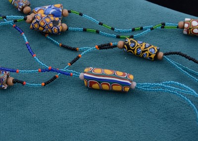 Lot 131 - Three African trade bead necklaces