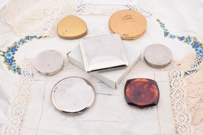 Lot 367 - Seven sweetheart and souvenir compacts