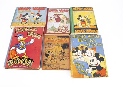 Lot 123 - Six Walt Disney 1930s Mickey Mouse books