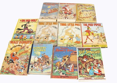 Lot 126 - 1930s Walt Disney and Silly Symphony books and annuals