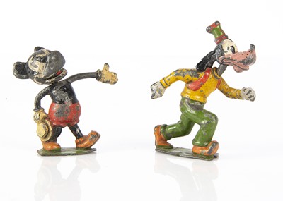 Lot 129 - A rare Britains hollow-cast lead Mickey Mouse circa 1939