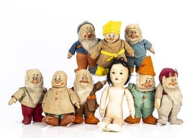 Lot 237 - Chad Valley Snow White and the eight Dwarves 1930s