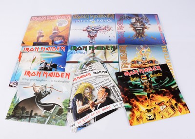 Lot 253 - Iron Maiden 7" Singles