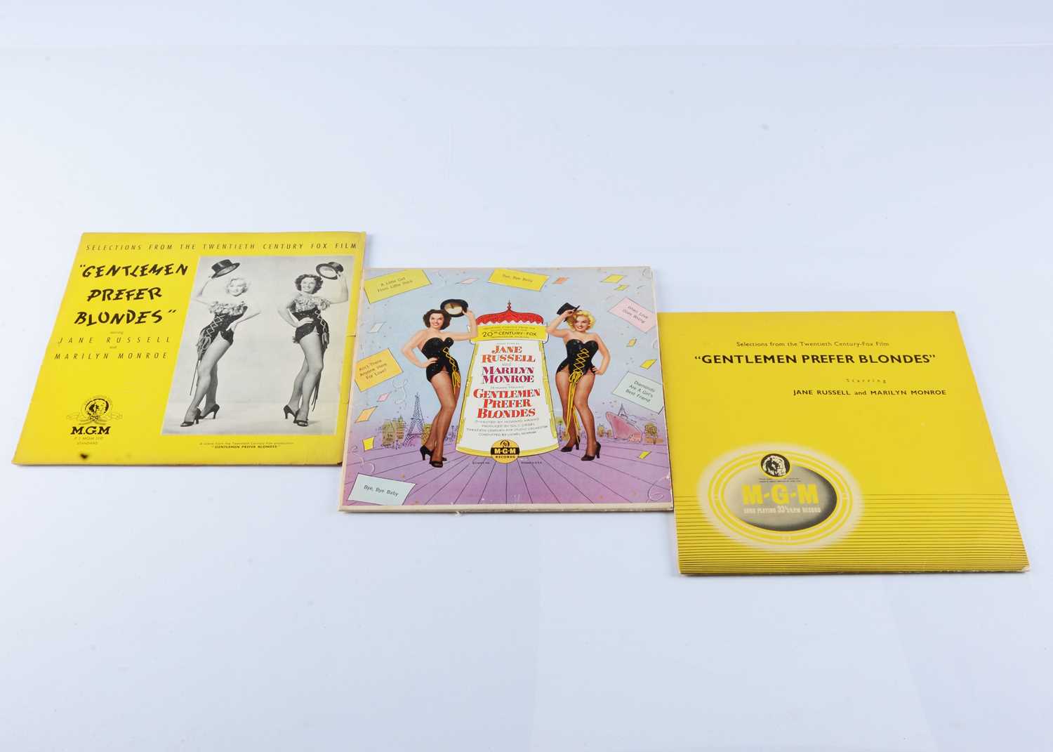 Lot 274 - Marilyn Monroe / Jane Russell 10" LPs