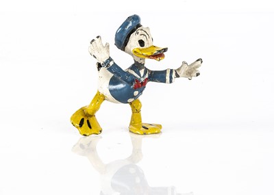 Lot 175 - A rare Sacul hollow-cast lead Walt Disney's Donald Duck circa 1953