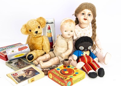 Lot 238 - Various dolls and a Teddy Bear