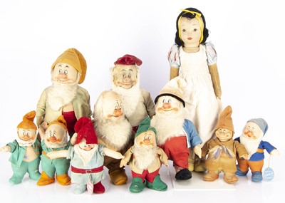 Lot 187 - Chad Valley Walt Disney’s Snow White and four dwarves late 1930s