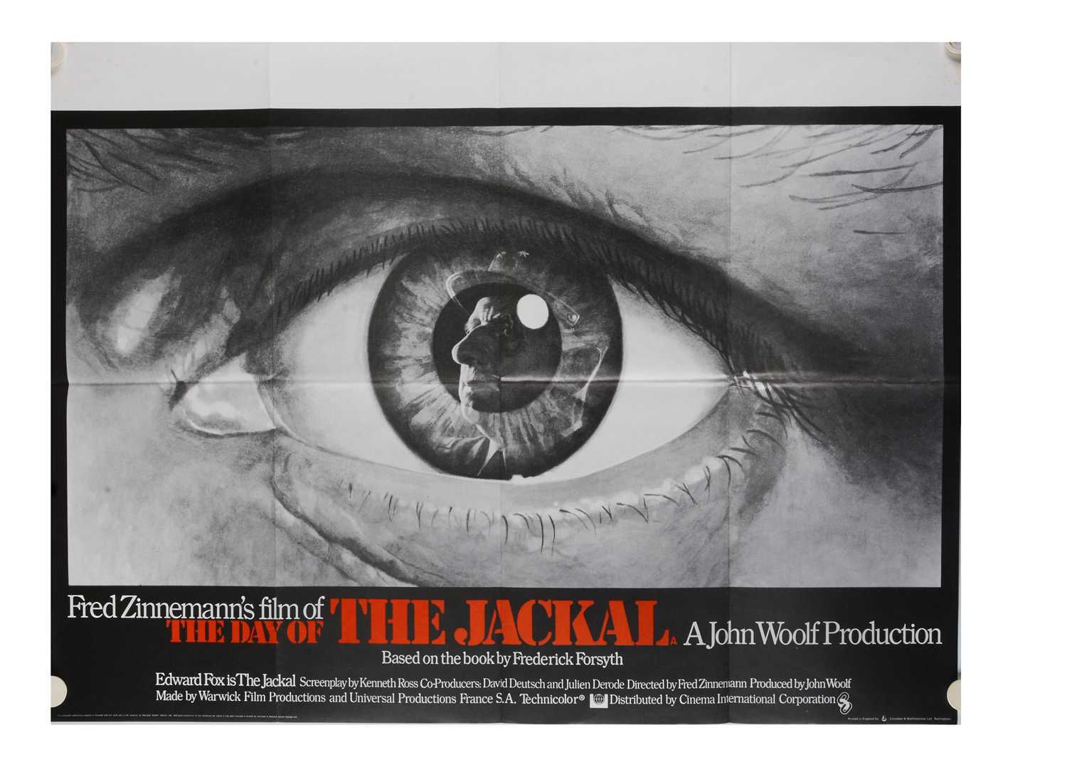 Lot 425 - The Day Of The Jackal (1973) UK Quad poster