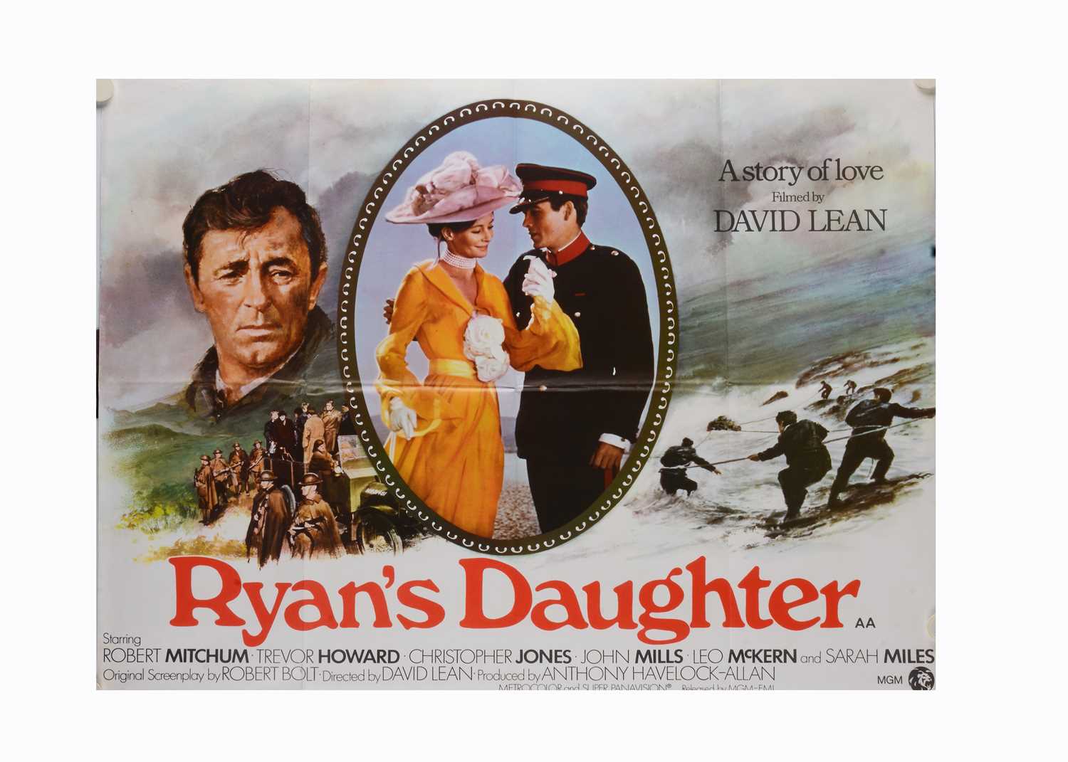 Lot 455 - Ryan's Daughter (1970) UK Quad poster