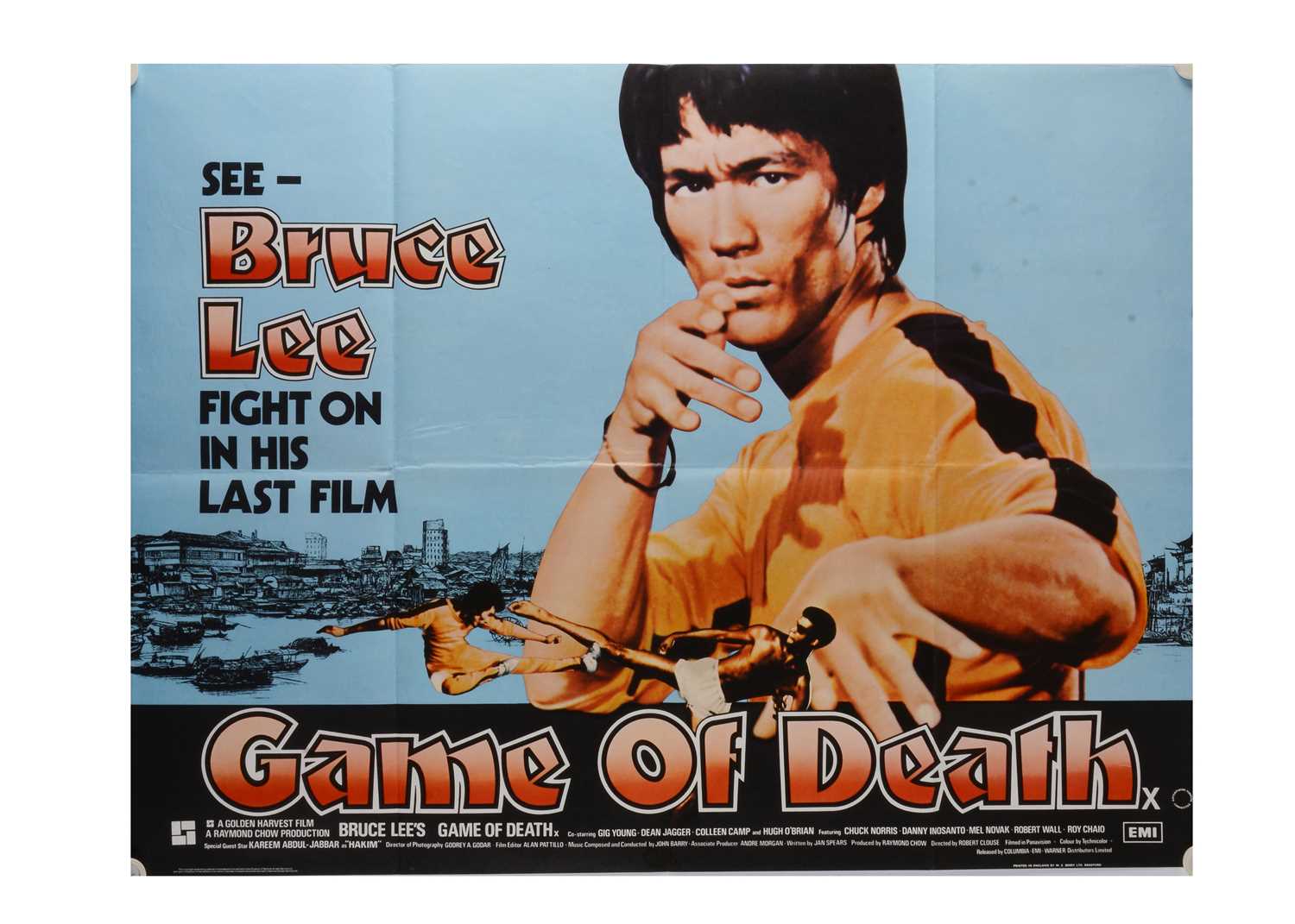 Lot 466 - The Game of Death (1978) UK Quad Poster