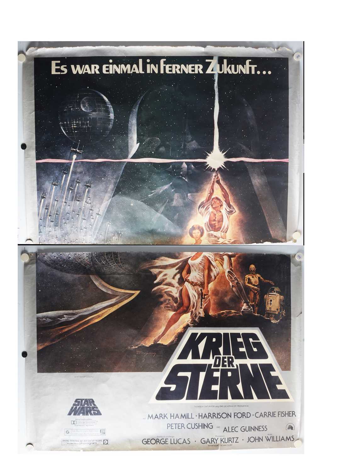 Lot 517 - Star Wars / Krieg Der Sterne (1977) German A00 Film Poster