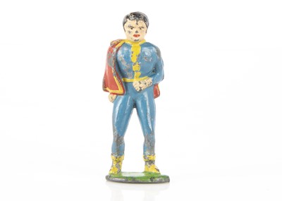 Lot 205 - A rare Timpo hollow-cast lead Captain Marvel Junior circa 1954