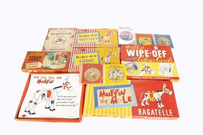 Lot 225 - Muffin the Mule games and books