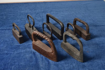 Lot 21 - A selection of Blacksmith's Irons