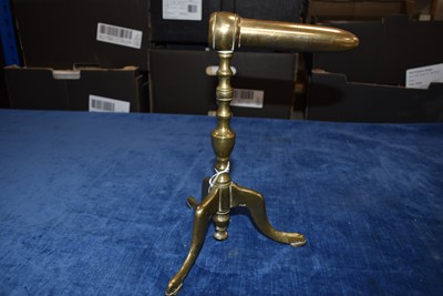 Lot 62 - A small plated Goffering Iron