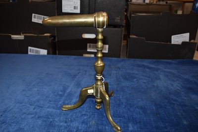 Lot 62 - A small plated Goffering Iron
