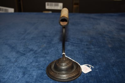 Lot 65 - A Kenrick & Sons Enamel Barrelled Goffering Iron
