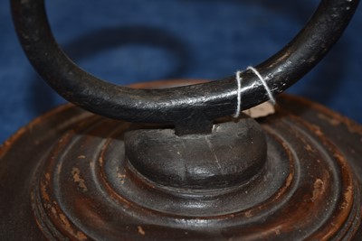 Lot 73 - A brass barrel Goffering Iron