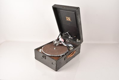 Lot 91 - A HMV 102 Portable Gramophone