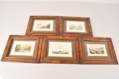 Lot 158 - A group of five hand drawn Post Cards