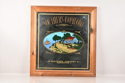 Lot 172 - A Southern Comfort Advertising Mirror