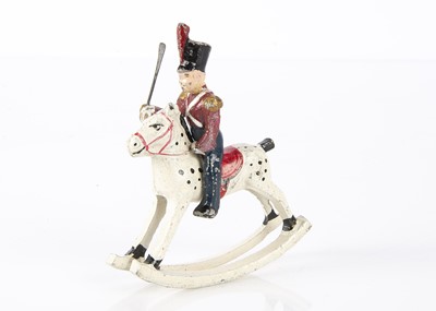 Lot 248 - A Stoddart Toy Town Soldier on Rocking Horse