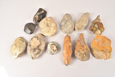 Lot 213 - An assortment of Leolithic Axes heads