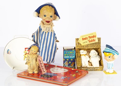 Lot 256 - Freda Lingstrom and Maria Bird BBC Children Television’s Andy Pandy toys and memorabilia