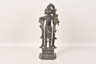 Lot 295 - An Indian Cast metal Female Goddess Figure