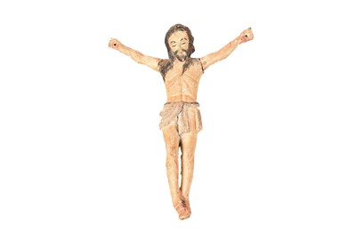 Lot 367 - A Carved Wooden Corpus Christi