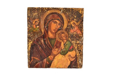 Lot 387 - An Icon of The Mother of Perpetual Help