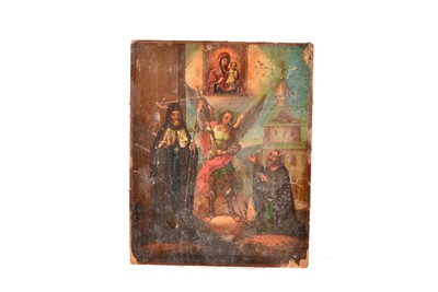 Lot 398 - An Icon of Archangel St Michael