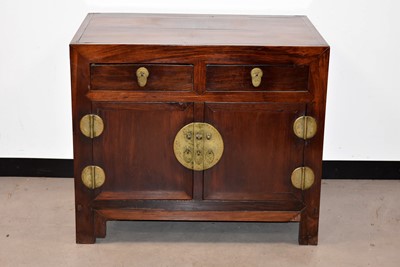 Lot 434 - A late 19th Century Campaign Cabinet/Chest