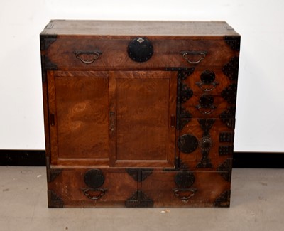 Lot 435 - A Chinese softwood Cabinet