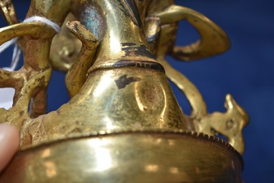 Lot 460 - A Sino-Tibetan Bronze Vajradhara Yab-Yum Figure