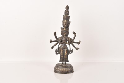 Lot 463 - A Bronze of Ekadasamukha