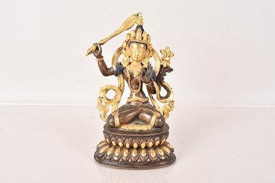 Lot 468 - A Tibetan Bronze Buddha figure