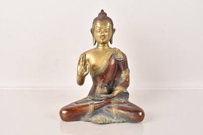 Lot 471 - A Seated Bronze Figure of a Buddha