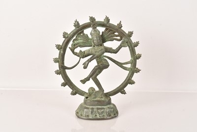 Lot 482 - A bronze figure of Shiva Nataraja