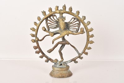 Lot 484 - A bronze figure of Shiva Nataraja