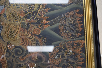 Lot 486 - A Tibetan Thangka of Vajrapani