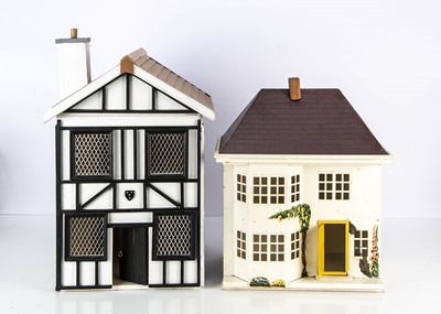 Lot 247 - Two small dolls' houses