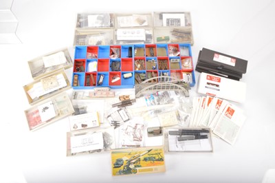 Lot 5 - N gauge Rolling Stock and building kits and accessories (large qty in 3 boxes)