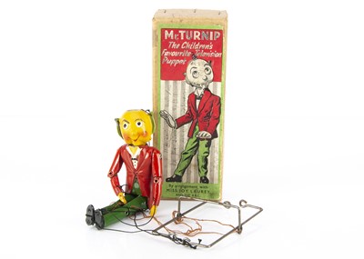 Lot 281 - A Barrett & Sons for Luntoy hollow-cast lead Mr Turnip puppet