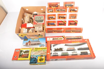 Lot 98 - Hornby 00 gauge Steam Locomotive set with additional Locomotives rolling stock and accessories (qty in 2 boxes)